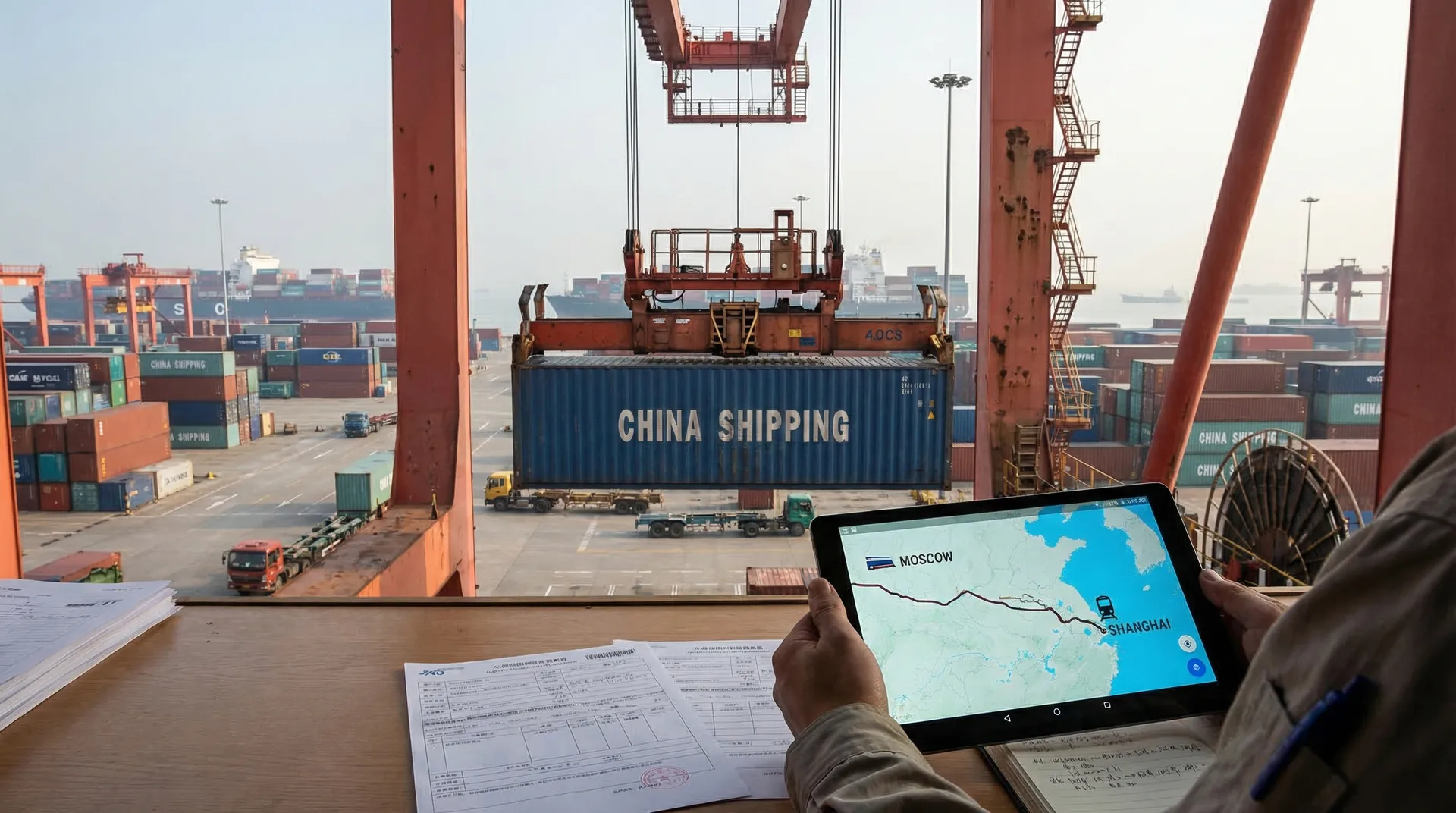 शंघाई-मास्को: मार्च में कंटेनर दरों में 8% की वृद्धि हुई%