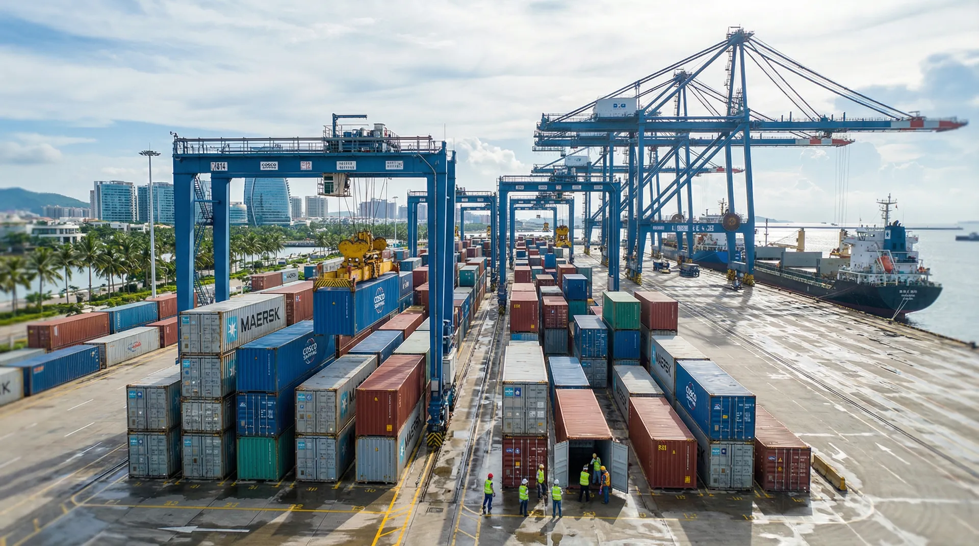 चीन हैनान बंदरगाह के माध्यम से व्यापार को तेज करता है