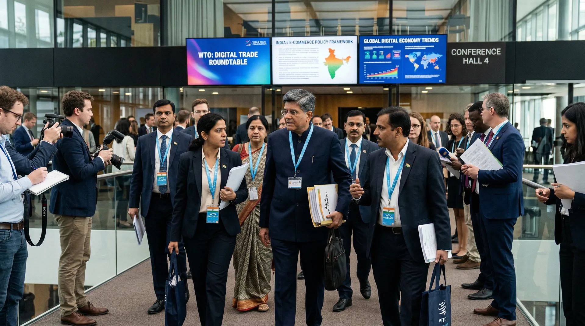 भारत ने डिजिटल कर्तव्यों के विवाद में स्वर बदला