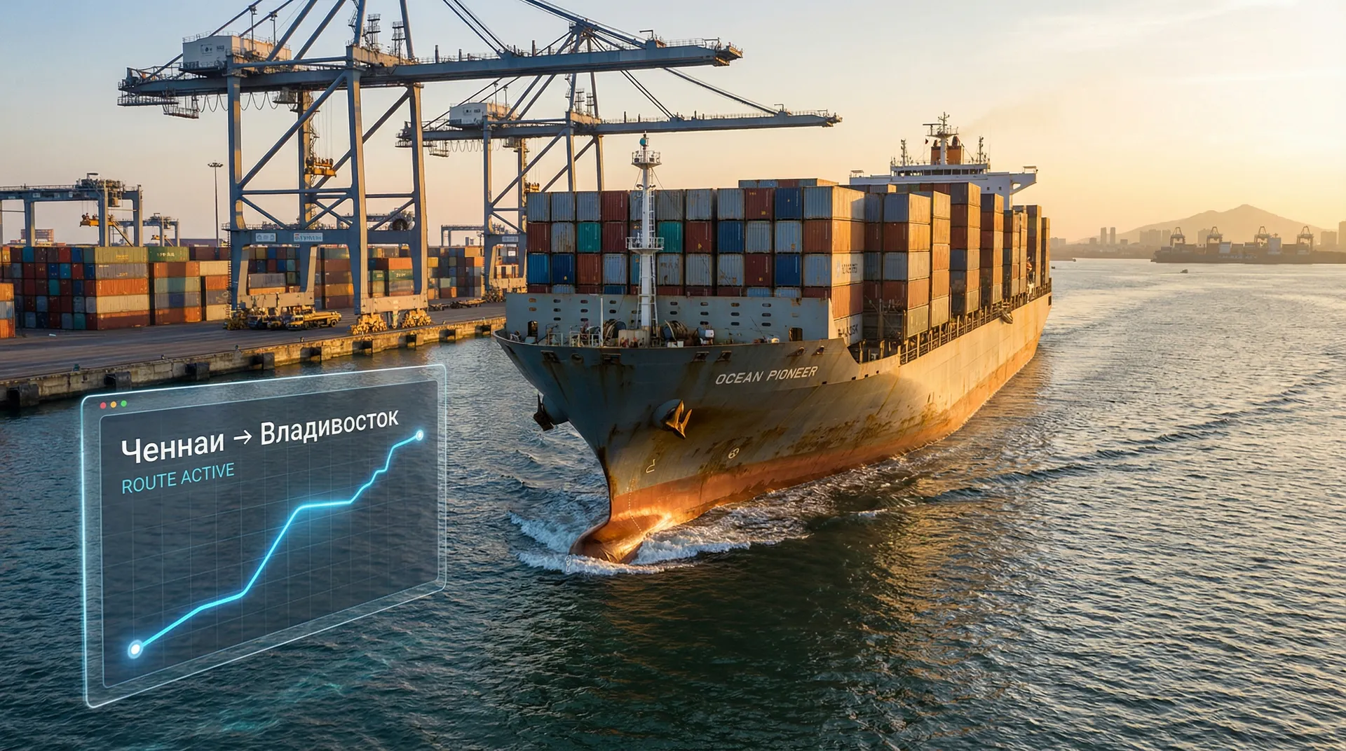 रूस चेन्नई-व्लादिवोस्तोक कॉरिडोर को तेज करता है: भारत के दक्षिण के साथ व्यापार और रसद पर एक शर्त